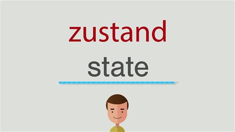 zustand auf englisch